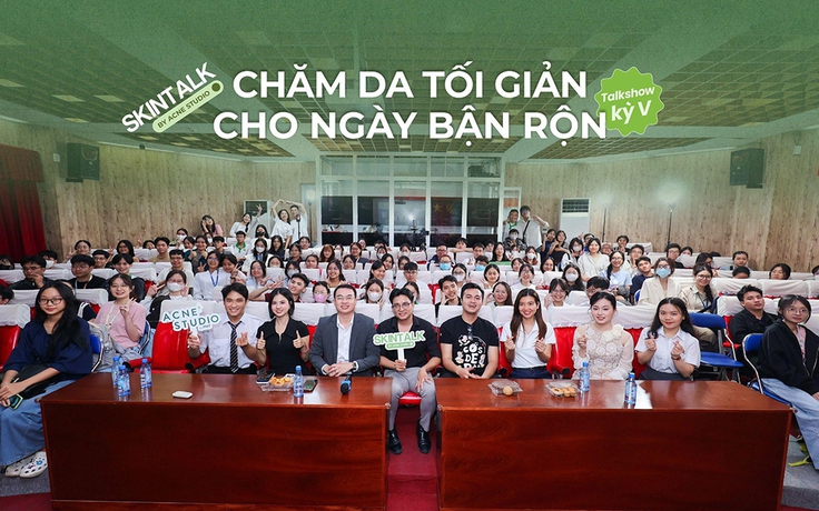 Skintalk by ACNE Studio kỳ V: Kiến thức da liễu ‘chạm’ đến cộng đồng sinh viên Y