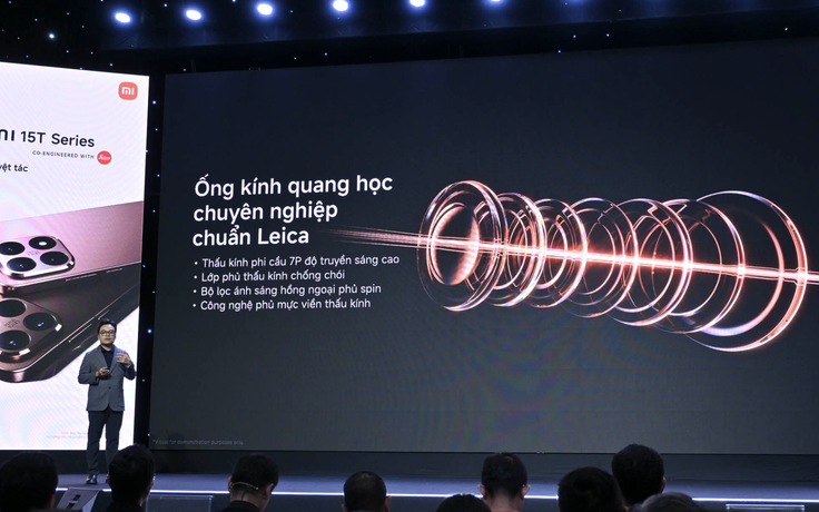 Xiaomi ra mắt dòng smartphone Xiaomi 15T tại Việt Nam