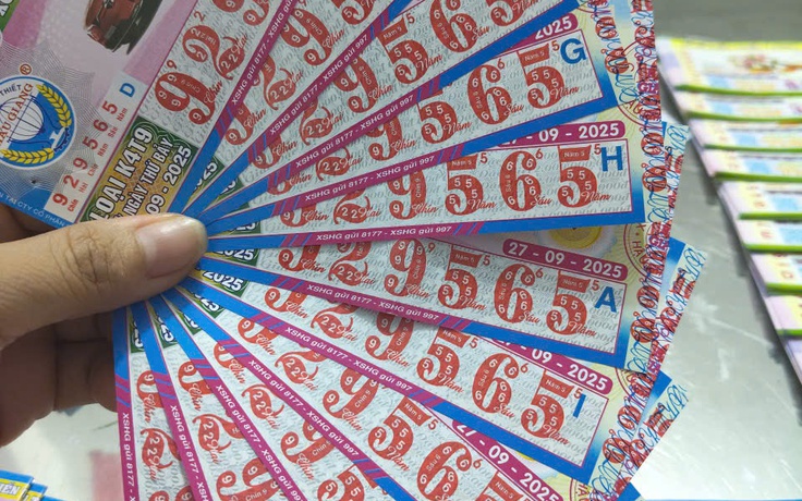 Xổ số miền Nam ngày 27 tháng 9: Ngày nào cũng mua cùng dãy số, bất ngờ trúng 14 tờ