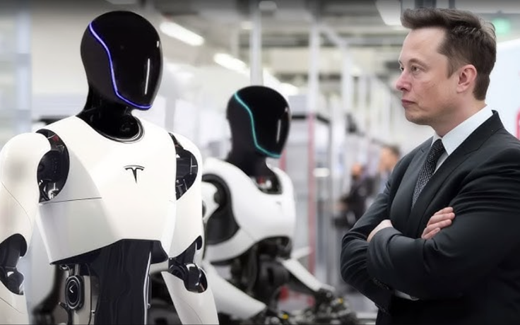 Tỉ phú Elon Musk nói robot Optimus sẽ cứu Tesla