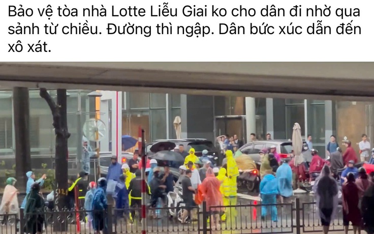 Thực hư vụ bảo vệ Lotte Liễu Giai bị hành hung