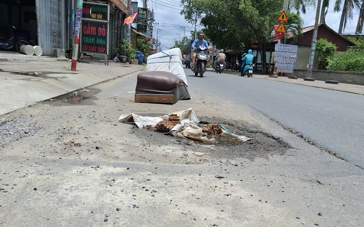 Đường sụt lún, nguy hiểm