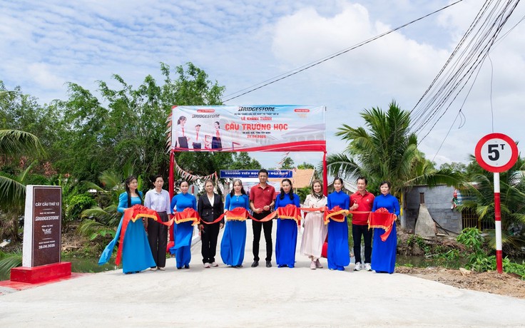 Bridgestone Việt Nam khánh thành cầu thứ 12 tại Tây Ninh, kỷ niệm 15 năm đồng hành