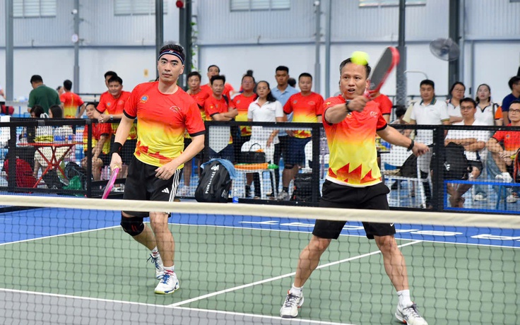 Sôi nổi giải pickleball TAND TP.HCM mở rộng 2025