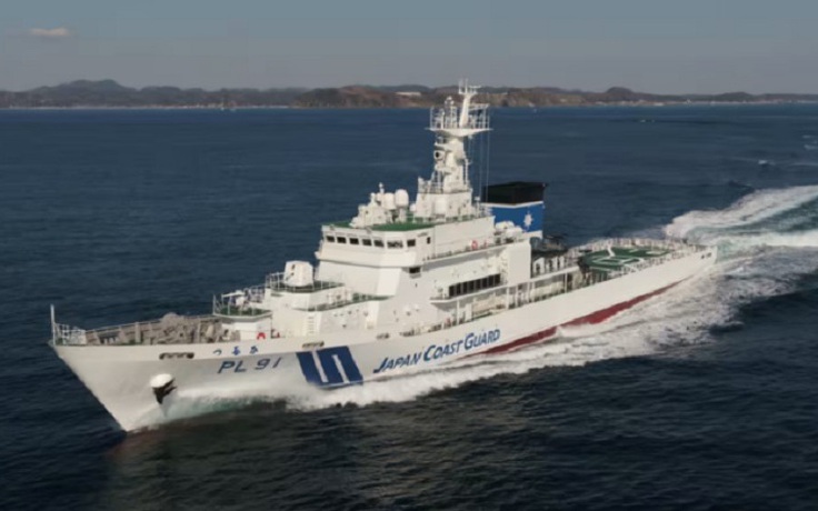 Tàu Nhật tuần tra gần quần đảo Senkaku/Điếu Ngư dùng dịch vụ vệ tinh Starlink?