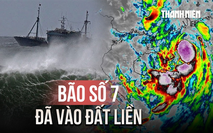 Bão số 7 (Tapah) vào đất liền, sức gió mạnh nhất giật cấp 13