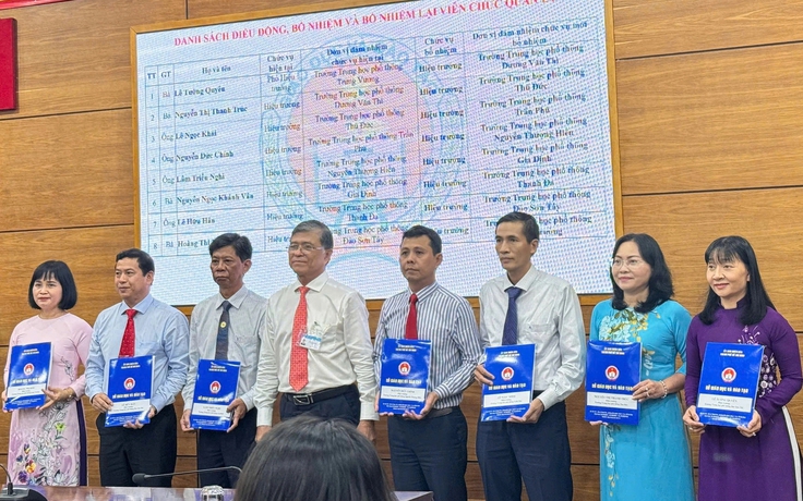 Sở GD-ĐT TP.HCM luân chuyển, bổ nhiệm hiệu trưởng nhiều trường THPT tốp đầu