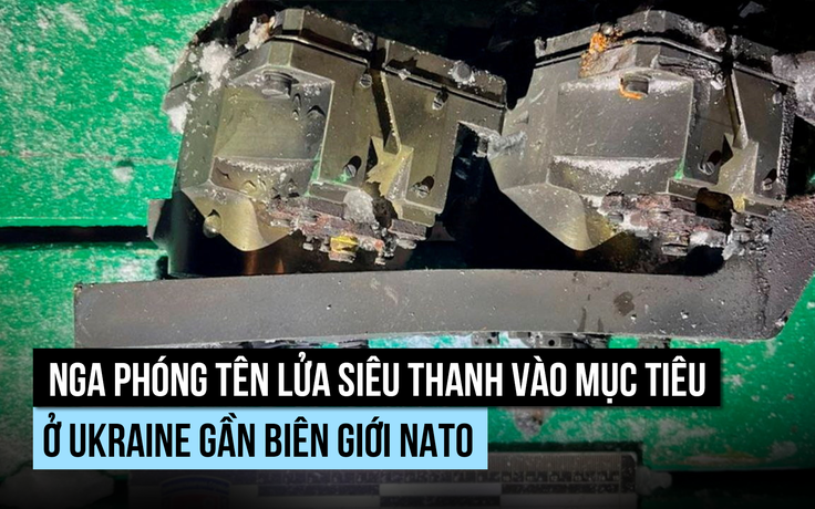 Xem mảnh tên lửa Oreshnik Nga bắn vào tỉnh Ukraine giáp thành viên NATO