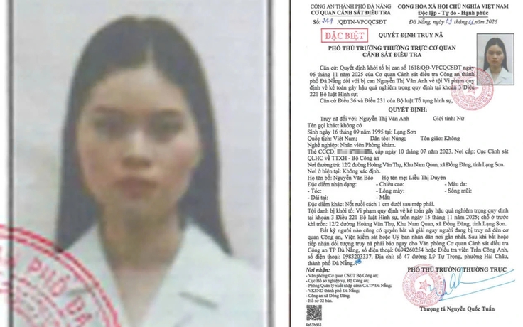 Truy nã đặc biệt kế toán Phòng khám đa khoa quốc tế Đà Nẵng