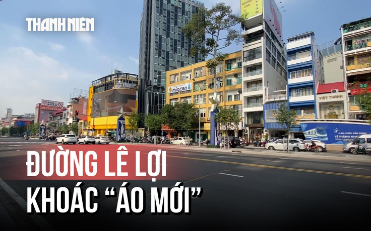 TP.HCM: Người dân phấn khởi khi đường Lê Lợi 'khoác áo mới'