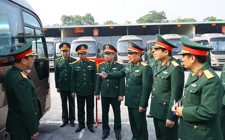 Bộ Quốc phòng kiểm tra việc chuẩn bị đưa đón đại biểu Đại hội XIV của Đảng
