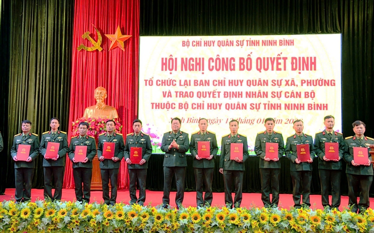 Quân khu 3 điều 400 người làm Chỉ huy trưởng Ban CHQS các xã, phường, đặc khu