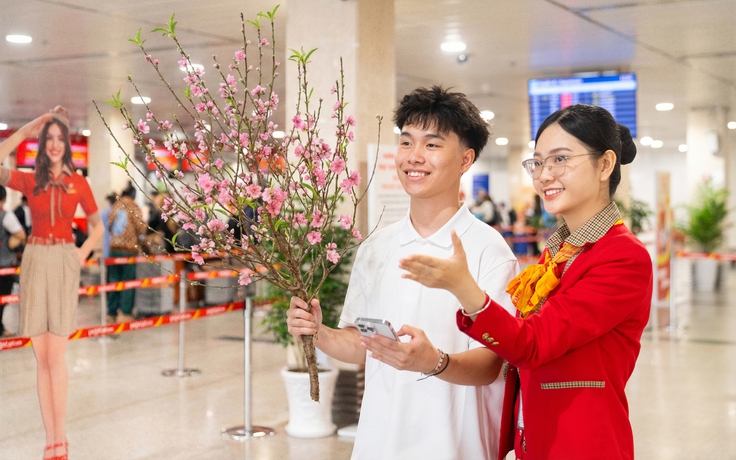 Vietjet nhận vận chuyển mai, đào Tết Nguyên đán 2026, từ ngày 15.1