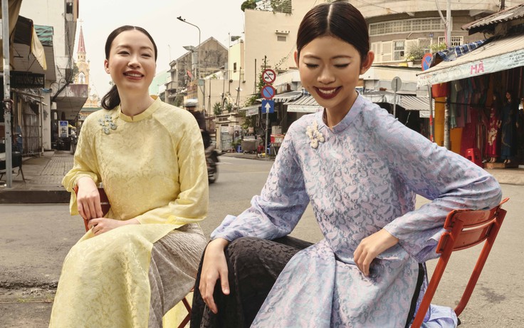 Áo dài, lụa tơ tằm và nhịp sống hiện đại mùa tết 2026