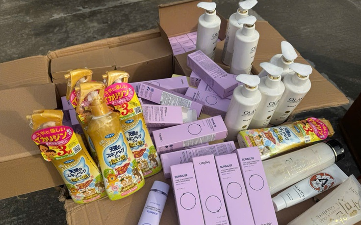 Nhập 25 tấn mỹ phẩm giả rồi rao bán trên Facebook, Shopee