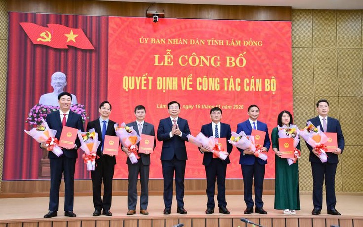 Tỉnh Lâm Đồng điều động, bổ nhiệm nhiều cán bộ cấp sở, phường