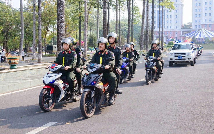 Hơn 1.000 người tham gia tuần tra không để tội phạm trong dịp tết