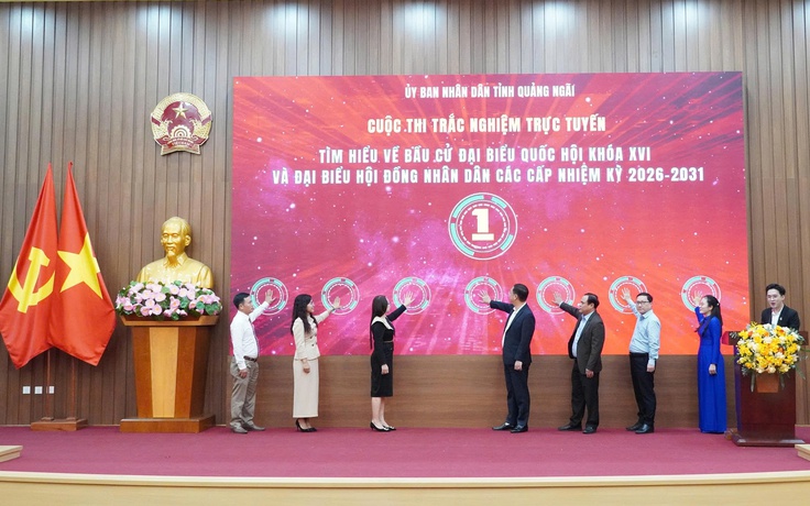 Quảng Ngãi tổ chức thi trực tuyến, nâng cao nhận thức pháp luật về bầu cử