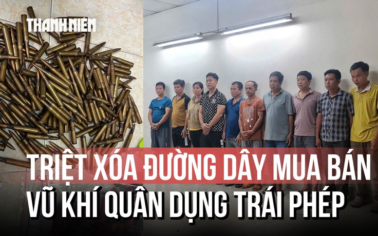 Triệt xóa đường dây tàng trữ, mua bán trái phép vũ khí quân dụng
