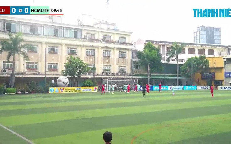 Highlight Trường ĐH Văn Lang (VLU) 3-0 Trường ĐH Công nghệ Kỹ thuật TP.HCM (MCMUTE): 'Chung kết' bảng sớm