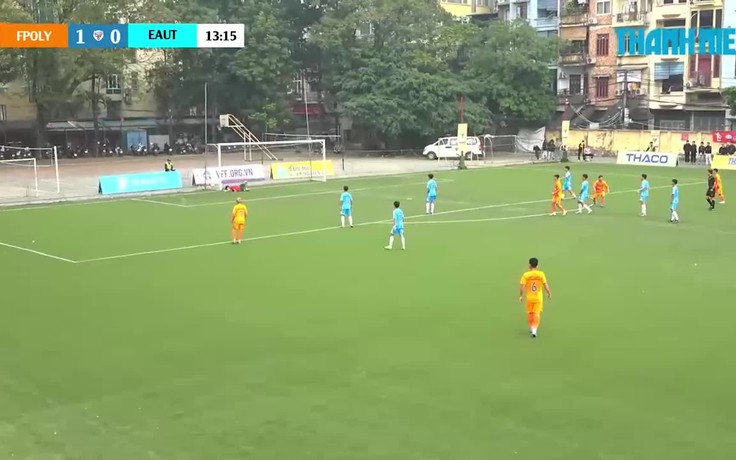 Highlight Trường CĐ FPT Polytechnic (FPOLY) 4-1 Trường ĐH Công nghệ Đông Á (EAUT): Chốt hạ gọn gàng