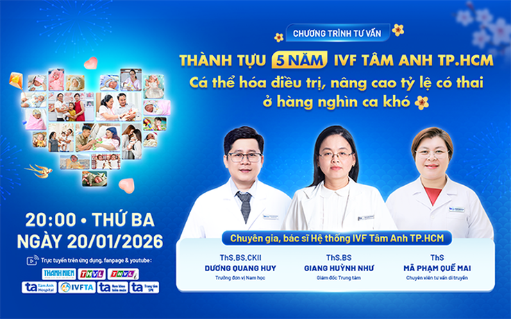 Tư vấn sức khỏe: Thành tựu 5 năm IVF Tâm Anh TP.HCM