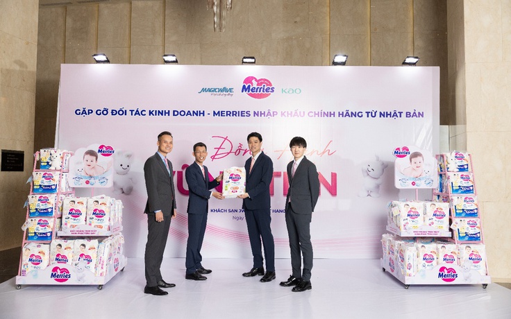 Thị trường tã trẻ em Việt Nam thêm lựa chọn uy tín từ hợp tác Magicwave-Kao