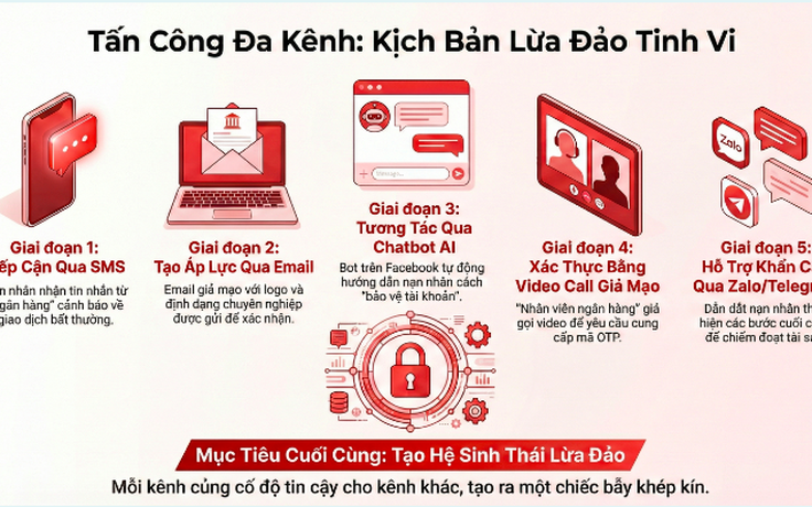 Lừa đảo trực tuyến năm 2026 sẽ nguy hiểm hơn vì AI