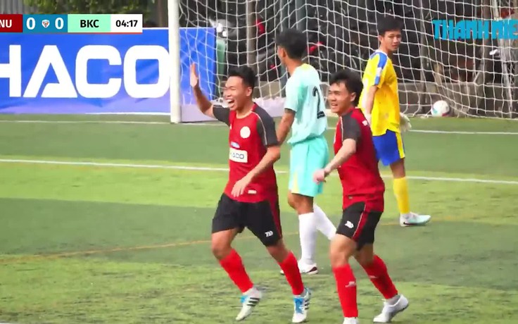 Highlight Trường ĐH Quy Nhơn (QNU) 2-1 Trường CĐ Bách khoa Sài Gòn (BKC): Sai lầm đáng tiếc