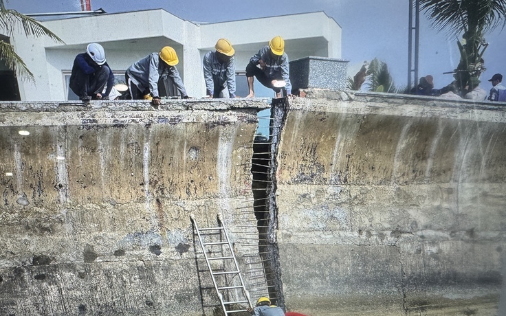 Đề nghị khắc phục sự cố kè biển dự án 12.000 tỉ đồng ở TP.HCM bị sập