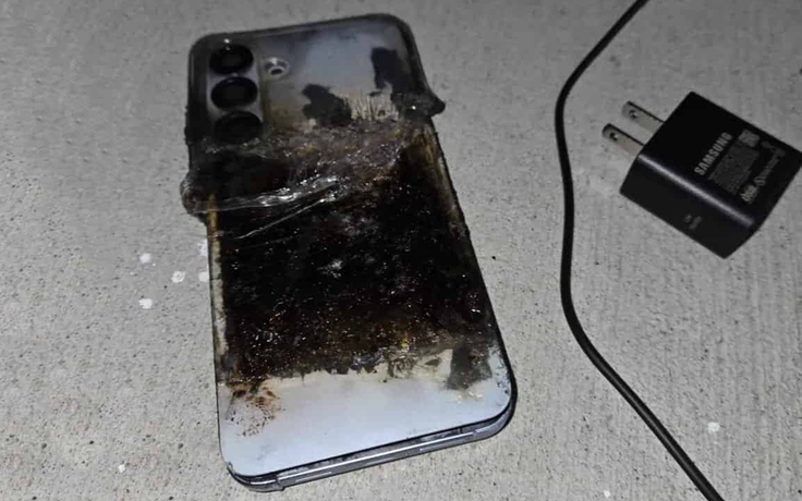 Galaxy S25 Plus bốc cháy khi sạc, Samsung chấp nhận bồi thường