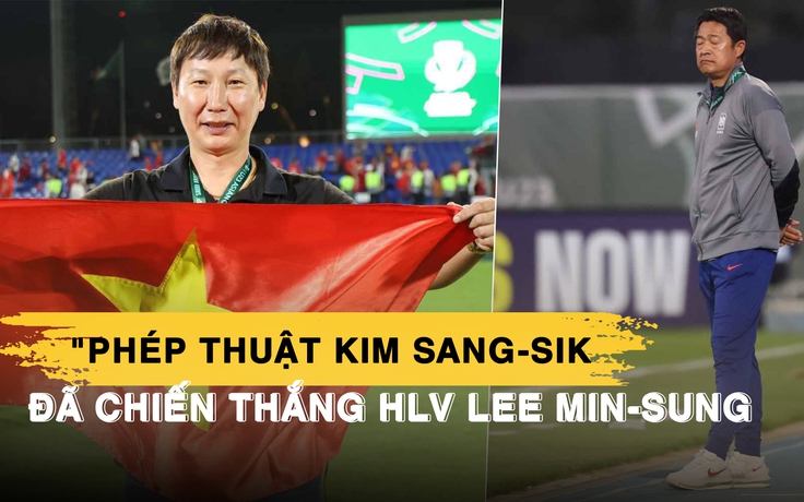 Báo chí Hàn Quốc thừa nhận HLV Kim Sang-sik thắng cuộc đấu trí với HLV Lee Min-sung