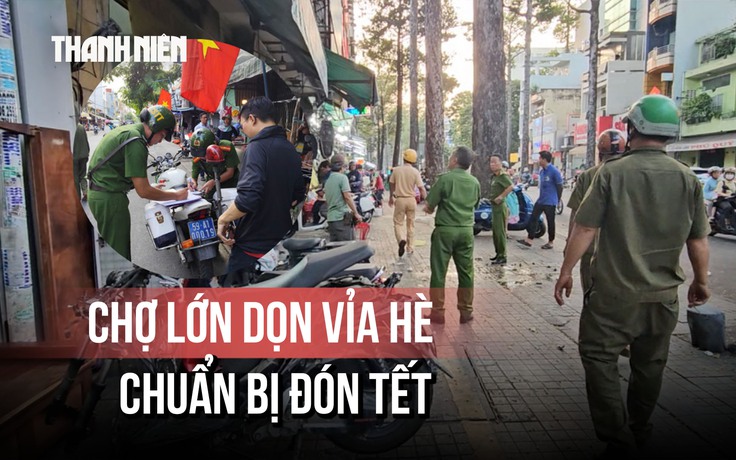 Chợ Lớn dọn lại vỉa hè: Trả lối đi cho người dân, giữ an toàn đô thị