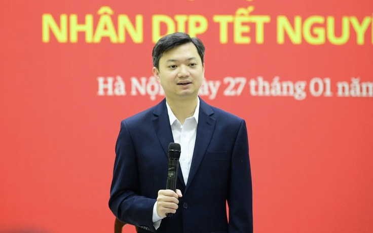 Anh Nguyễn Minh Triết gặp mặt, chúc tết cán bộ Hội Sinh viên Việt Nam