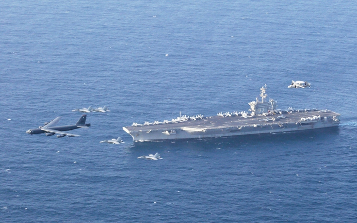 Mỹ tập trận tại Trung Đông giữa căng thẳng với Iran