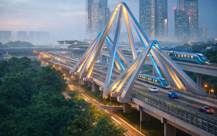 Khu Nam TP.HCM sắp có đường trên cao 'đẹp như mơ' nối thẳng vào trung tâm