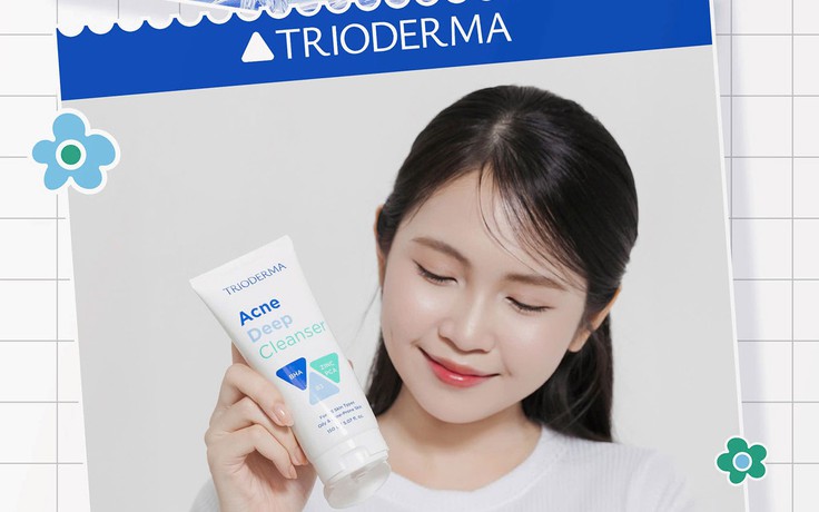 Sữa rửa mặt Trioderma có tốt không mà team da dầu, da mụn ‘mua đi mua lại’?
