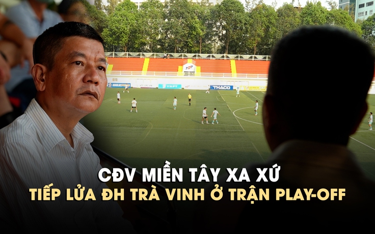 CĐV xa xứ tiếp lửa ĐH Trà Vinh ở trận play-off 