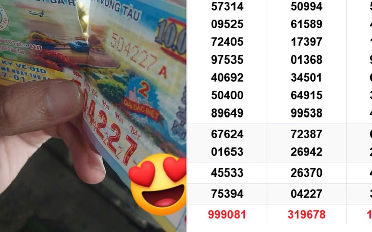 Xổ số miền Nam ngày 29 tháng 1: Vừa xuất hiện 10 tờ trúng đài An Giang