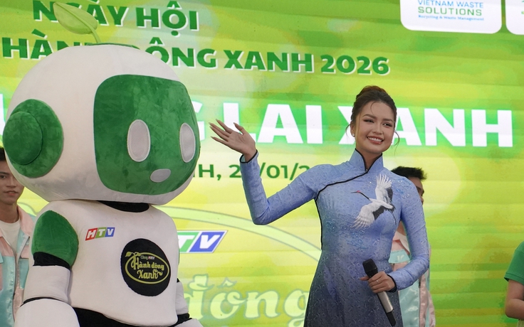 Hoa hậu Ngọc Châu là 'Đại sứ xanh HTV 2026'