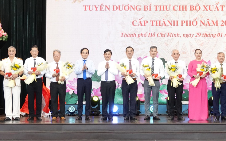 TP.HCM tuyên dương 233 bí thư chi bộ xuất sắc sau hợp nhất