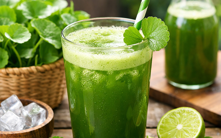 Nước rau má: Uống mỗi ngày có tốt cho gan?