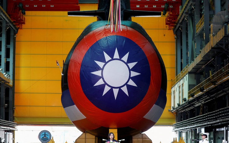 Đài Loan lần đầu thử nghiệm tàu ngầm nội địa