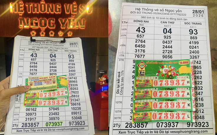 Xổ số miền Nam: Đại lý đến tận nhà đổi thưởng 12 tỉ cho khách trúng độc đắc