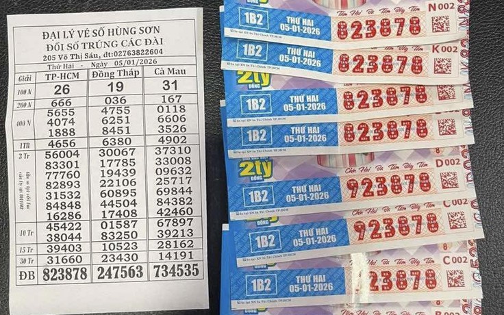 Khách Tây Ninh trúng độc đắc xổ số miền Nam đài TP.HCM, nhận 8 tỉ đồng