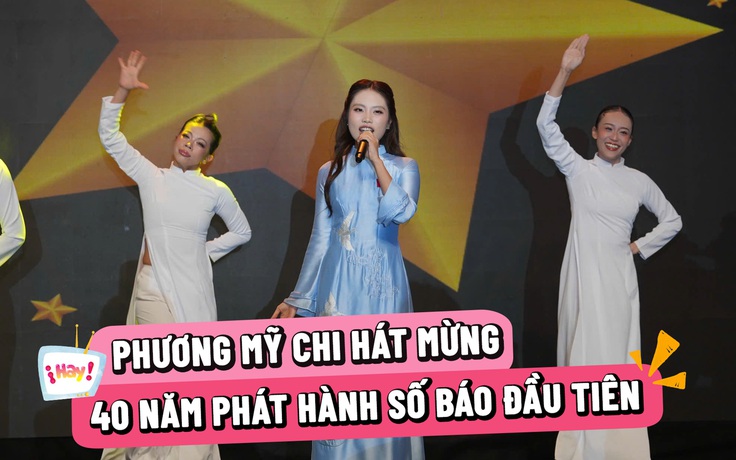 Phương Mỹ Chi hát 'Những ngôi sao xa xôi' mừng sinh nhật 40 năm Báo Thanh Niên