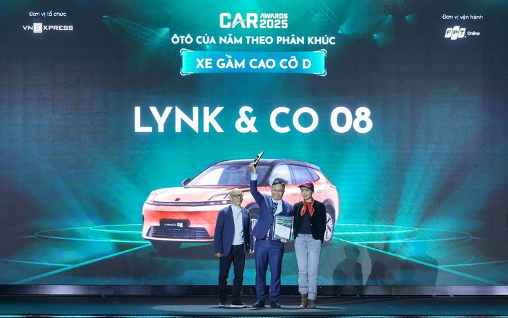 Lynk&Co chiến thắng danh hiệu 'Ô tô của năm 2025 - Xe gầm cao cỡ D'