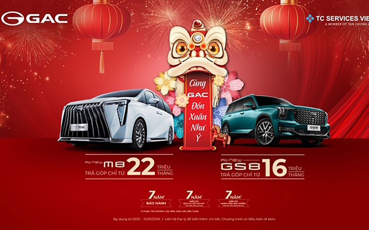GAC Việt Nam khởi đầu năm mới với ngập tràn ưu đãi