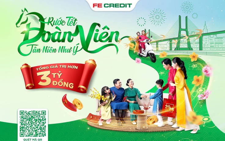 FE CREDIT đồng hành mùa Tết đoàn viên với gần 3.000 phần quà giá trị