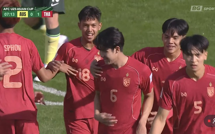 U.23 Thái Lan vừa ghi bàn đã dính thẻ đỏ, thua ngược đau đớn U.23 Úc